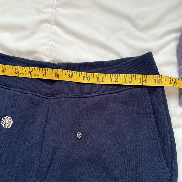 Madewell Airyterry Floral Embroidered Tapered Sweatpants Stitched-Pocket Edition - Picture 13 of 14